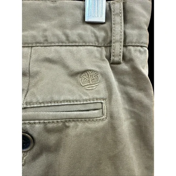 Timberland Earthkeepers Lynnwood Chino Trousers 30 Cotton Dark Khaki EUC Lynwood - Picture 8 of 11